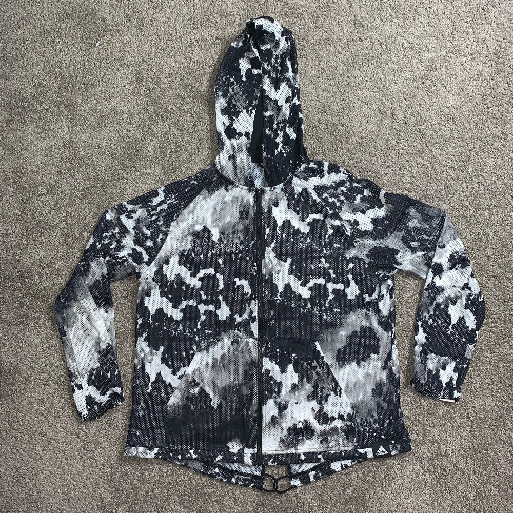 Adidas Lightweight mesh track jacket XL